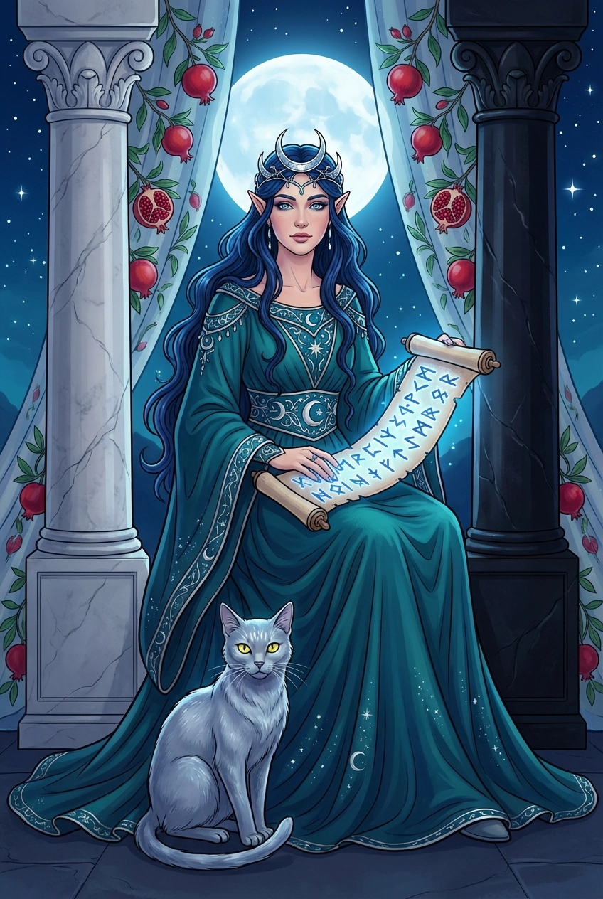 Tarotkarte Die Hohepriesterin