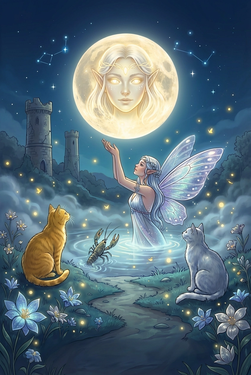 Tarotkarte Der Mond
