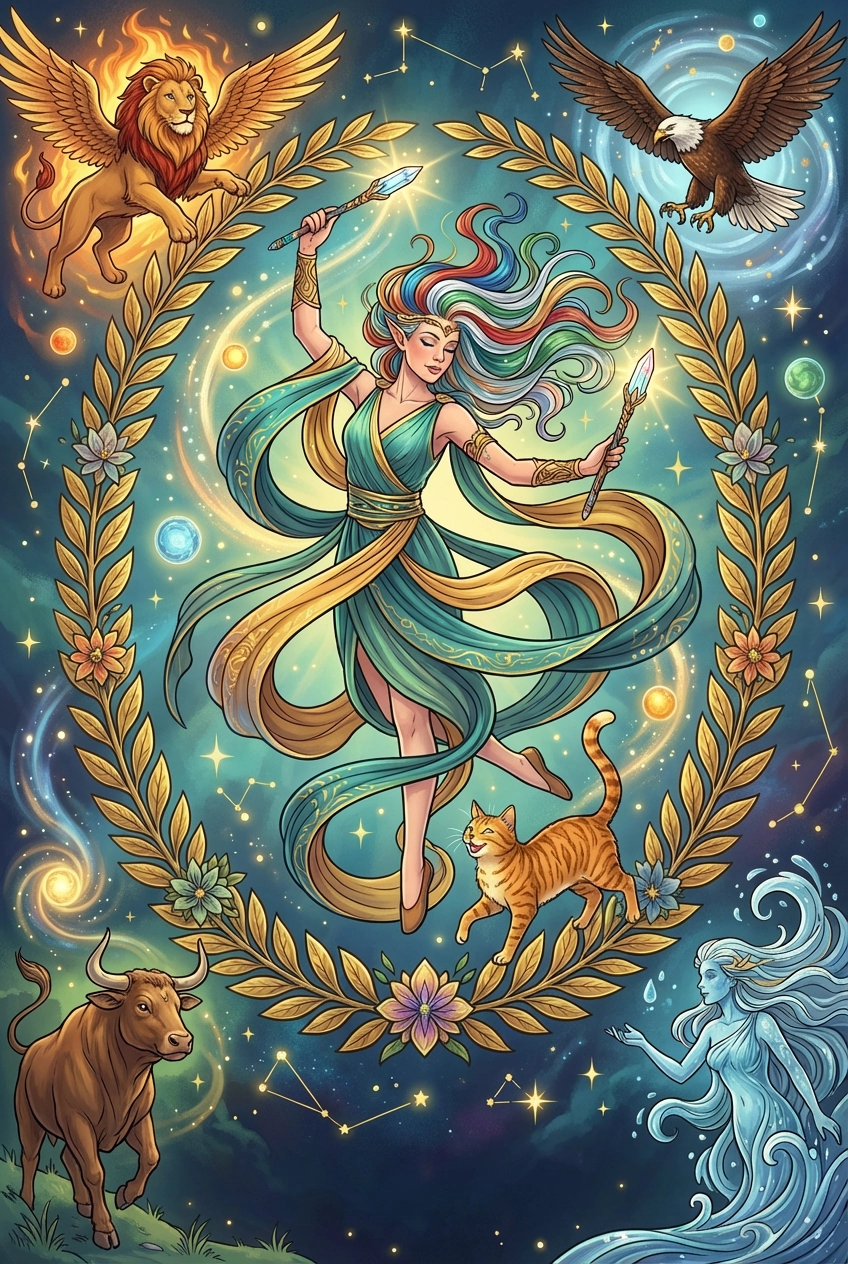 Tarotkarte Die Welt